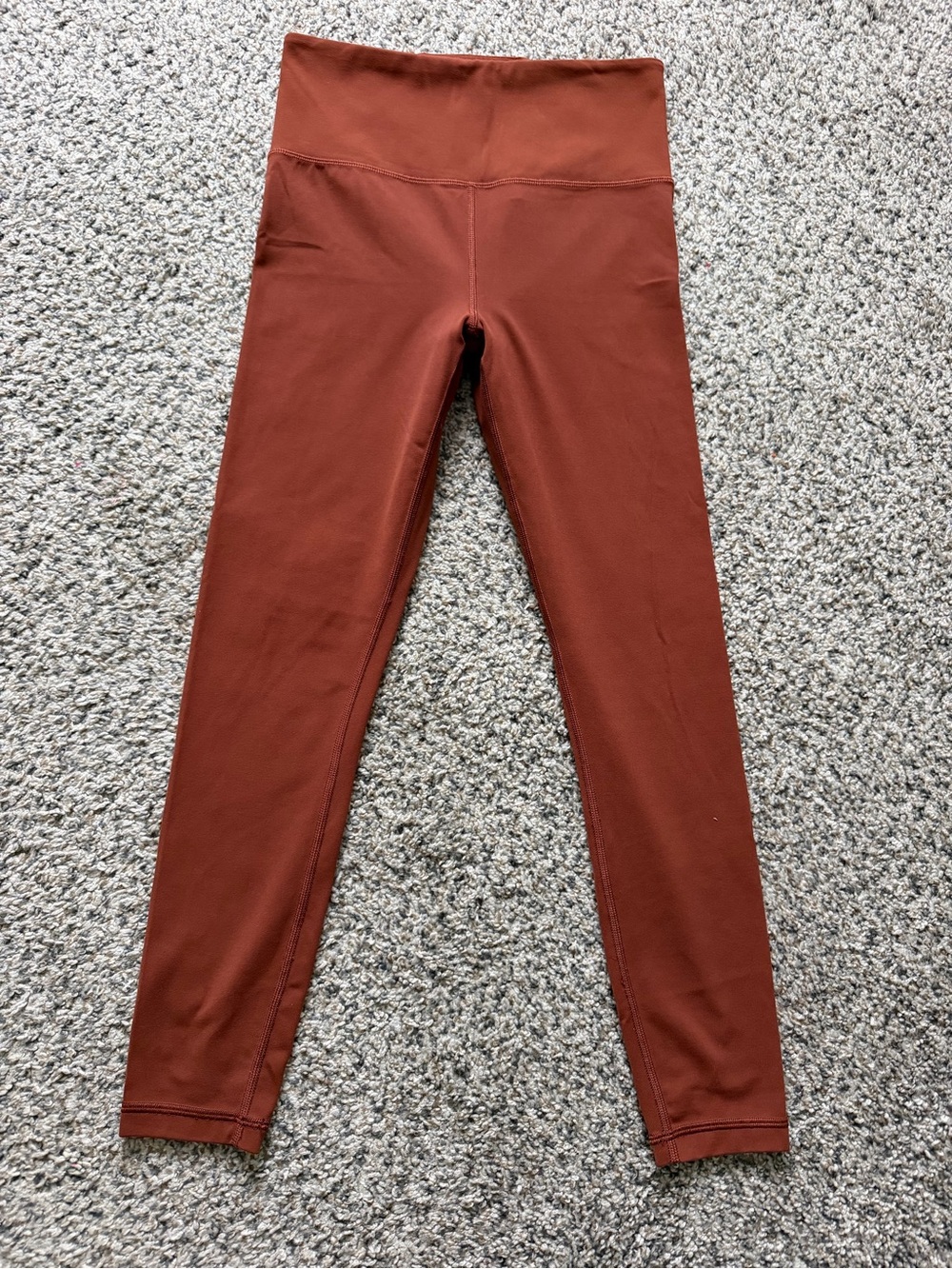 Athleta Ultra High Rise Elation Tight XS Rust Red Terracotta Powervita Leggings